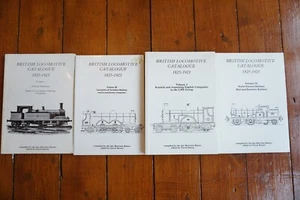 Catálogo británico de locomotoras 1825 - 1923 libros de ferrocarril volúmenes 1 3B 4 5A - Imagen 1 de 9