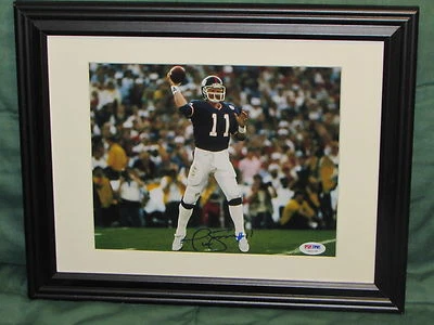 Phil Simms NY Giants Signed 8x10 Color photo in Mat & Frame PSA/DNA Autograph  - Image 1 of 3