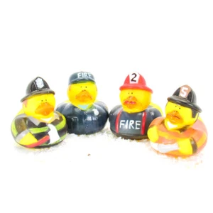 Pacchetto regalo Fireman piccole anatre di gomma - Foto 1 di 5