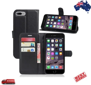 Wallet Flip Leather Case With Card Slots TPU Cover iPhone X / XS - Picture 1 of 8