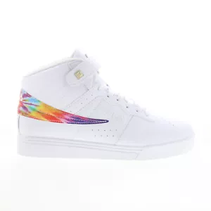 Fila Vulc 13 Tie Dye Flag Classic Womens White Lifestyle Sneakers Shoes - Picture 1 of 4