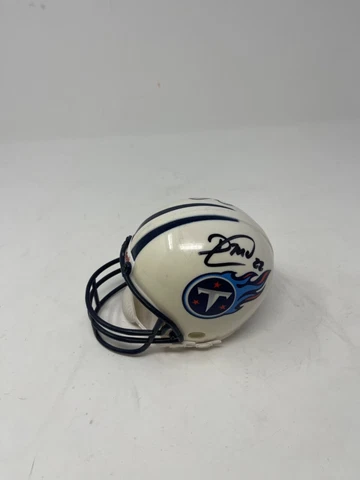 Tennessee Titans Riddell Mini Helmet 3 5/8 With Signatures Cover