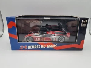 MiniChamps 1:43 Audi R10 24H de Le Mans 2008 Luhr, Premat y Rockenfeller - Imagen 1 de 7