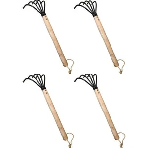 Garden Guru Hand Rake Cultivator Claw Soil Tiller, Rust Resistant, Military Grad - Picture 1 of 19