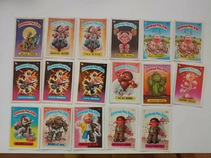 Garbage Pail Kids Series 1 & 2 (17 Cards Inc RARE 5A Dead Ted And Others) - Picture 1 of 5