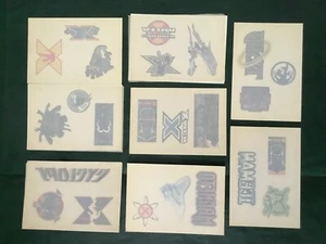 LOTTO 8 FIGURINE TATUAGGI X-MEN TATTOOS MARVEL NEW LINKS 1 - Bild 1 von 2