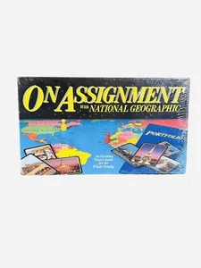 Vintage neues Reise Brettspiel im Auftrag National Geographic 1990 Familienspaß - Bild 1 von 6