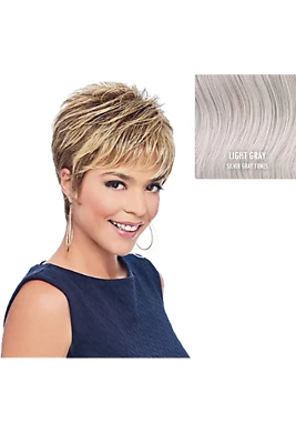 Peluca Hairdo Pretty Pixie texturizada gris claro Foto 1 de 3