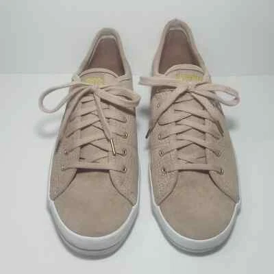 Tênis Keds Feminino Blush Rosa Camurça com Cadarço Top Baixo Casual Tamanho 9 - Imagem 1 de 4