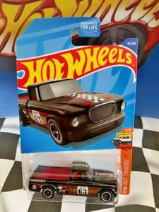 Hot Wheels 2022 HW Hot Trucks 5/10 093 1963 '63 Studebaker Champ BLACK 5SP - Picture 1 of 1