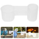 10pcs Plastic Bird Water Feeder Cup for Chicken Pigeons