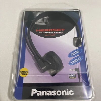 Panasonic KX-TCA60 Negro Diadema Auriculares con Cable para Teléfonos Inalámbricos Enchufe de 2.5mm  Foto 1 de 2