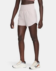 Nike One Dri-Fit High-Waist 3" Brief-Lined Shorts DX6642-019 WOMEN'S SIZE LARGE - Picture 1 of 7