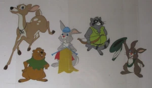 RARE! 1980 Original Art 9 TO 5 MOVIE Lot 5 Animation Cels LILY TOMLIN - ALL 5! - Picture 1 of 11