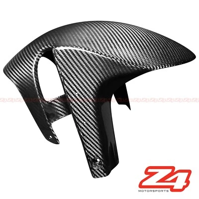 2010-2016 Aprilia Dorsoduro 1200 Carbon Fiber Front Fender Hugger Fairing Cowl - Image 1 of 2