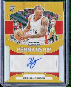 2024 - Panini Prizm Draft Picks - Keshad Johnson - RC AUTO - GOLD PRIZM - /10 - Picture 1 of 2
