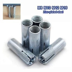 Anclajes de manguito de hormigón M6M8M10M12M16 chapados en zinc para ladrillo de mampostería - Imagen 1 de 5