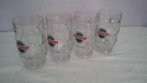 Henninger Brauerei German (Set of 4) Germany 0.3L Glass Beer Mug 1989 Rastal - Picture 1 of 6