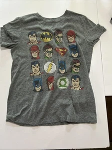 Old Navy Boys Collectabilitees Size M T-Shirt Tee Justice League EUC Batman - Picture 1 of 1