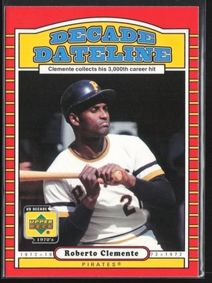 Roberto Clemente 2001 Upper Deck Decade 1970's #117 Pittsburgh Pirates - Image 1 of 2