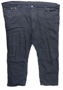 Levis 541 Jeans Mens 54x29 Black Athletic Taper Stretch Denim Pants - Picture 1 of 7