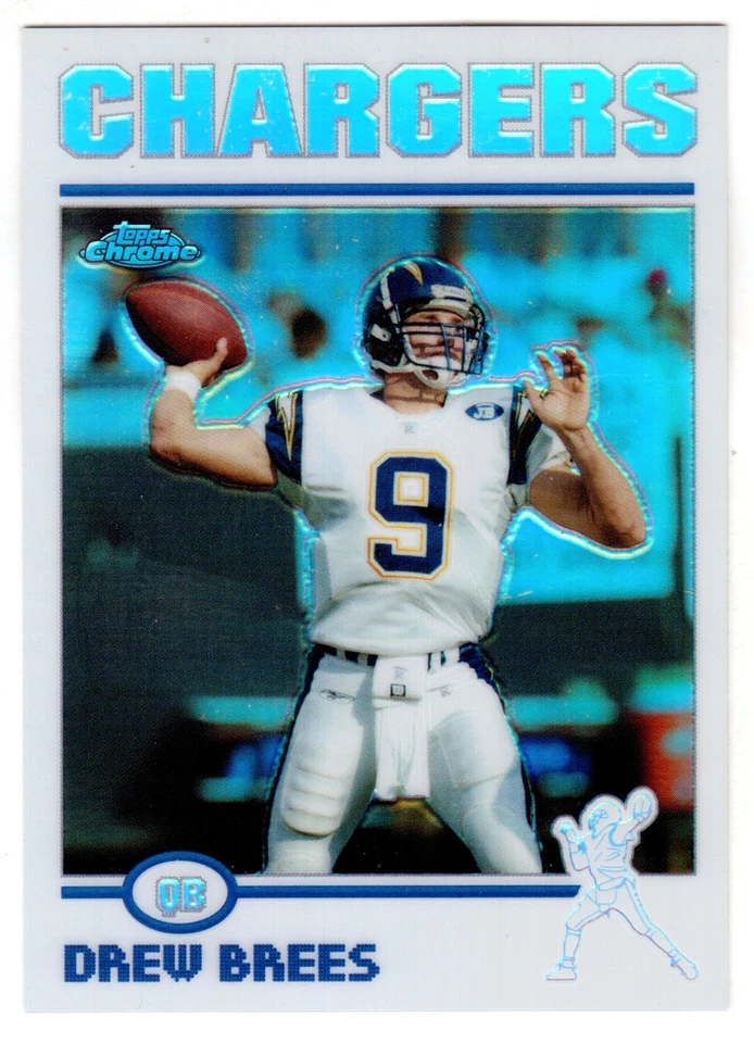 2004 TOPPS CHROME #83 DREW BREES REFRACTOR - Image 1 of 1