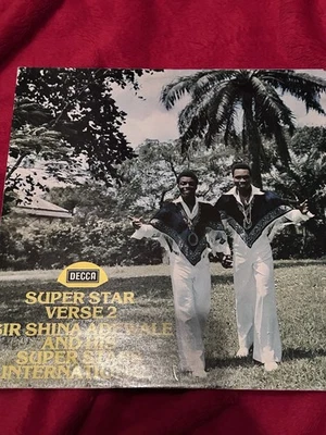 Sir Shina Adewale – Super Star Verse 2 LP 1977 Decca Nigeria Juju Afrobeat Rare - Image 1 of 4