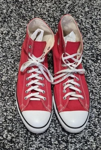 Size 16 - Converse Chuck Taylor All Star High Red - Picture 1 of 7