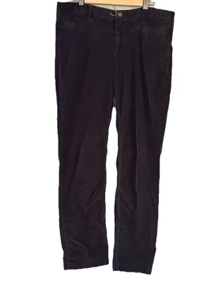 Athleta Corduroy Pants Womens Size XL Dipper Blue Drawstring Waist Hippie Boho - Image 1 of 4