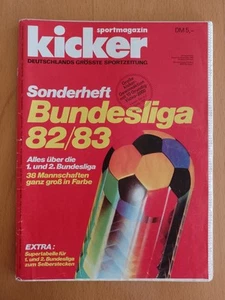 Kicker Sportmagazin Sonderheft, BL 82/83 komplett, aber ohne Stecktabelle - Bild 1 von 7
