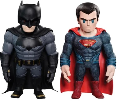 Hot Toys Dawn of Justice Batman & Superman Artista Mezcla Bobble Head Set Foto 1 de 4