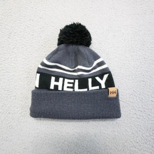 Gorra Helly Hansen Gorro Pom Para Hombre Talla Única Gris Negro Blanco Tejido Invierno Esquí - Imagen 1 de 13