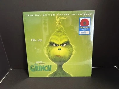 Dr. Seuss' The Grinch Motion Picture Soundtrack Vinyl Record Red Vinyl NEW Foto 1 de 4