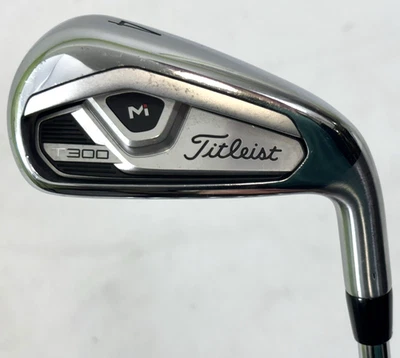 Juego de palos de golf de hierro Titleist T300 2021 4-PW 48 53 acero rígido diestro usado TT AMT ROJO Foto 1 de 4
