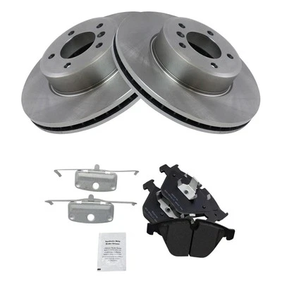 TRQ BKA11462 Disc Brake Kit For BMW 528i xDrive 2009-2010 Front 34112283865 Foto 1 de 4