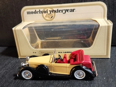 MATCHBOX MODELS OF YESTERYEAR Y-11 1938 LAGONDA DROPHEAD COUPE 1972/78 NIB - Image 1 of 4