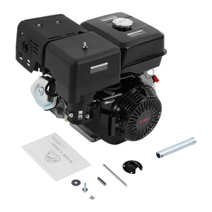4-Takt 420cc 15PS OHV Horizontalwelle Gasmotor Rückstoßstart Go Kart Motor - Bild 1 von 9