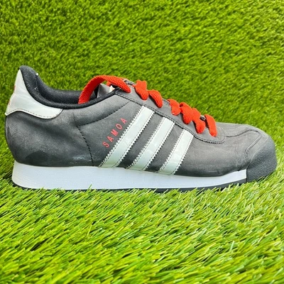 Adidas Samoa Womens Size 9 Gray White Athletic Running Walking Shoes Sneakers - Image 1 of 4