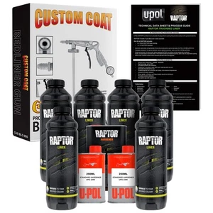 U-Pol Raptor Tintable Urethane Spray-On Truck Bed Liner Kit w/FREE Custom Coa... - Picture 1 of 9
