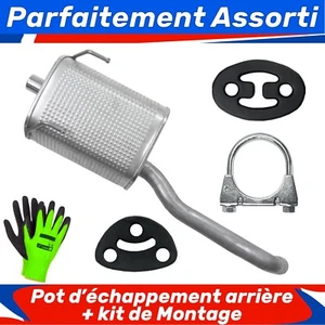 Pot d’échappement arrière pour Fiat 500 1 I Hayon, Cabrio 1.2 (ab 2007) - Zdjęcie 1 z 4