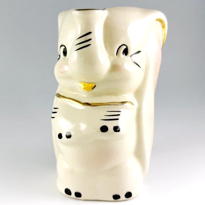 Leeds Pottery/Disney's Dumbo Elephant Jarra Pintada a Mano Cerámica De Colección Años 40 EE. UU. Foto 1 de 4