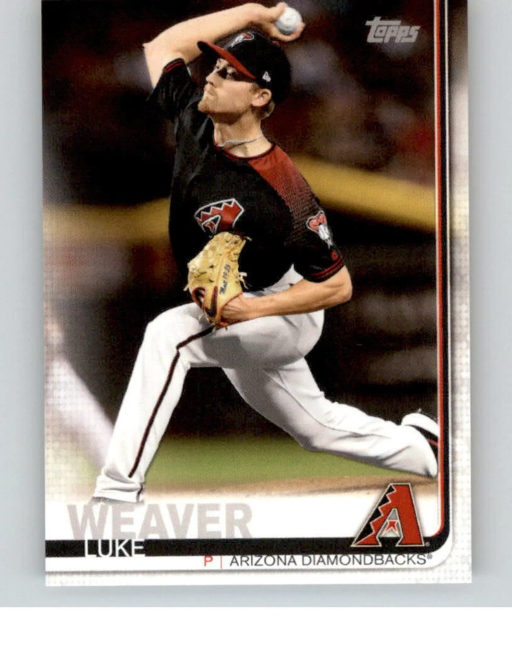 2019 TOPPS MINI On Demand LUKE WEAVER Base Card Diamondbacks #US277 - Image 1 of 1