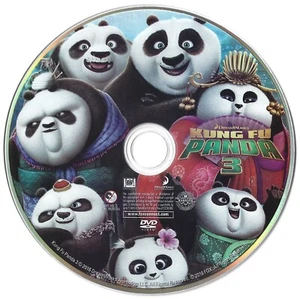 KUNG FU PANDA 3 - 2016 - DVD - No Case, No Art - Jack Black - Bryan Cranston - Picture 1 of 1