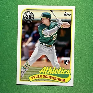 2024 Topps Series 1 - 1989 Topps Baseball #89B-100 Tyler Soderstrom (RC) - Picture 1 of 3