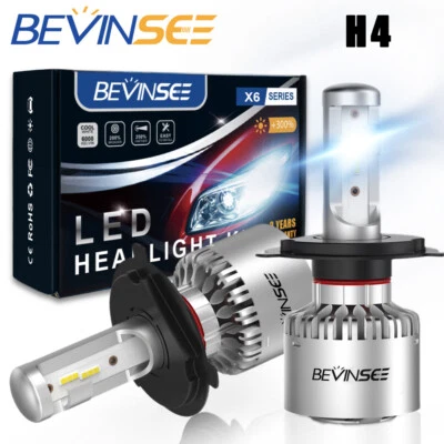 2x H4 9003 Bombillas LED 6000K Blanco para Suzuki XL-7 2002-2006 haz alto/bajo Foto 1 de 4