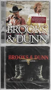 BROOKS & DUNN 5 & COWBOY TOWN ~ 2 CDS ARISTA BRAND NEW - Imagen 1 de 2