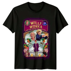 Camiseta retro inspirada en póster de película Willy Wonka & the Chocolate Factory (1971) - Imagen 1 de 17