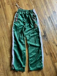 Rare Vintage ADIDAS Mexico National Team 2007 Soccer Pants Youth Med Side Zip - Picture 1 of 10