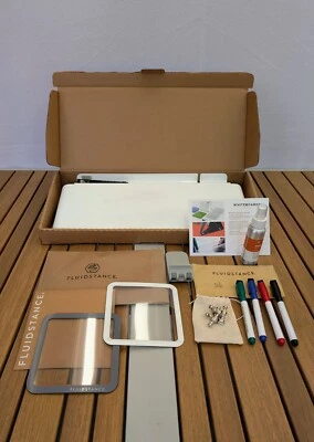 Quadro branco FluidStance mesa inclinada: placa magnética premium apagamento a seco - Imagem 1 de 4