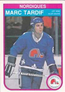 82/83 OPC...MARC TARDIF...CARD # 296...NORDIQUES...FREE COMBINED SHIPPING